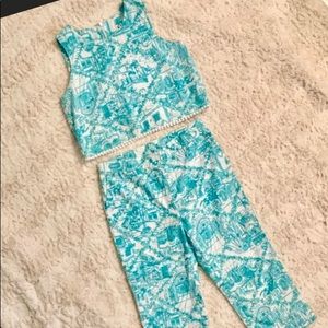 New Without tags Lilly Pulitzer Girls Outfit
